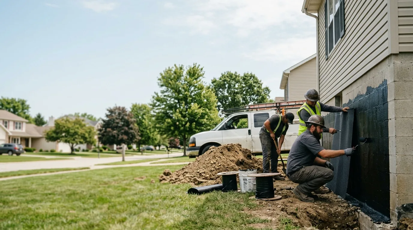 Basement Waterproofing in Knightstown, IN near me